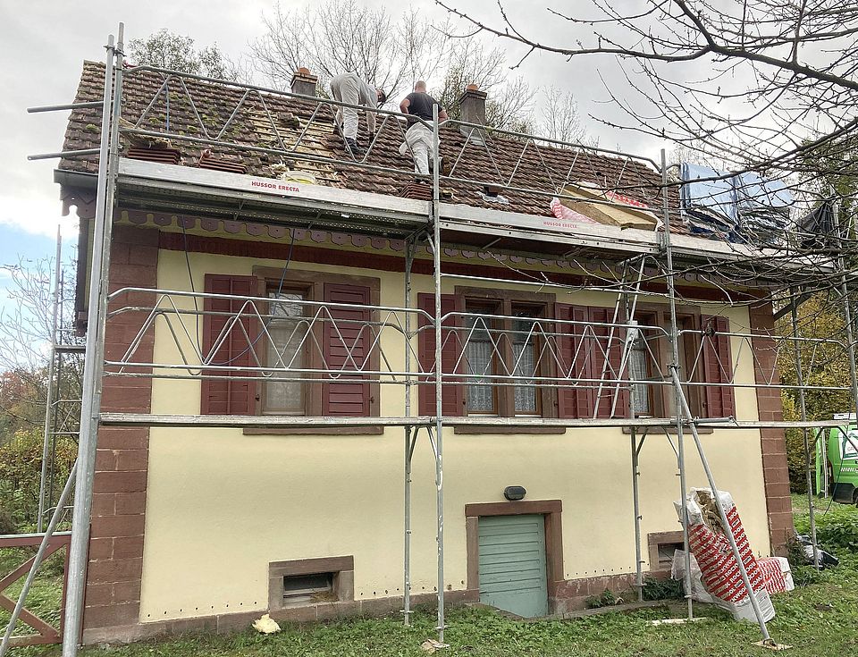 Renovation of the houses of the research station